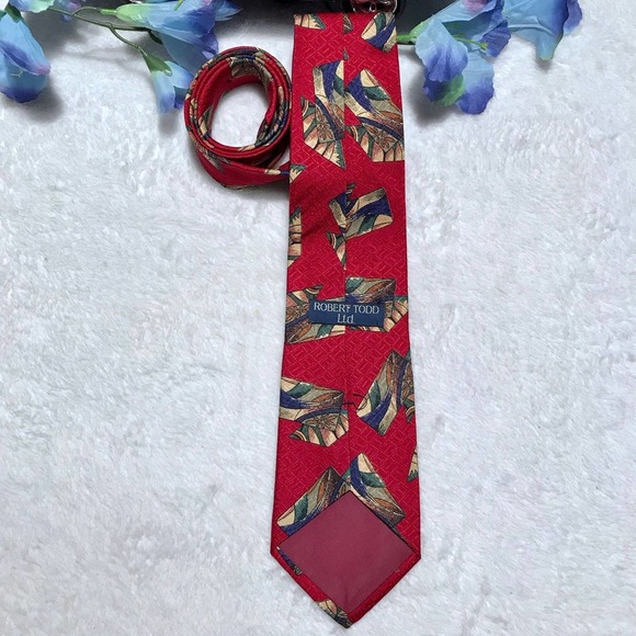 Robert Todd Handmade All Silk Tie - Picture 3 of 7